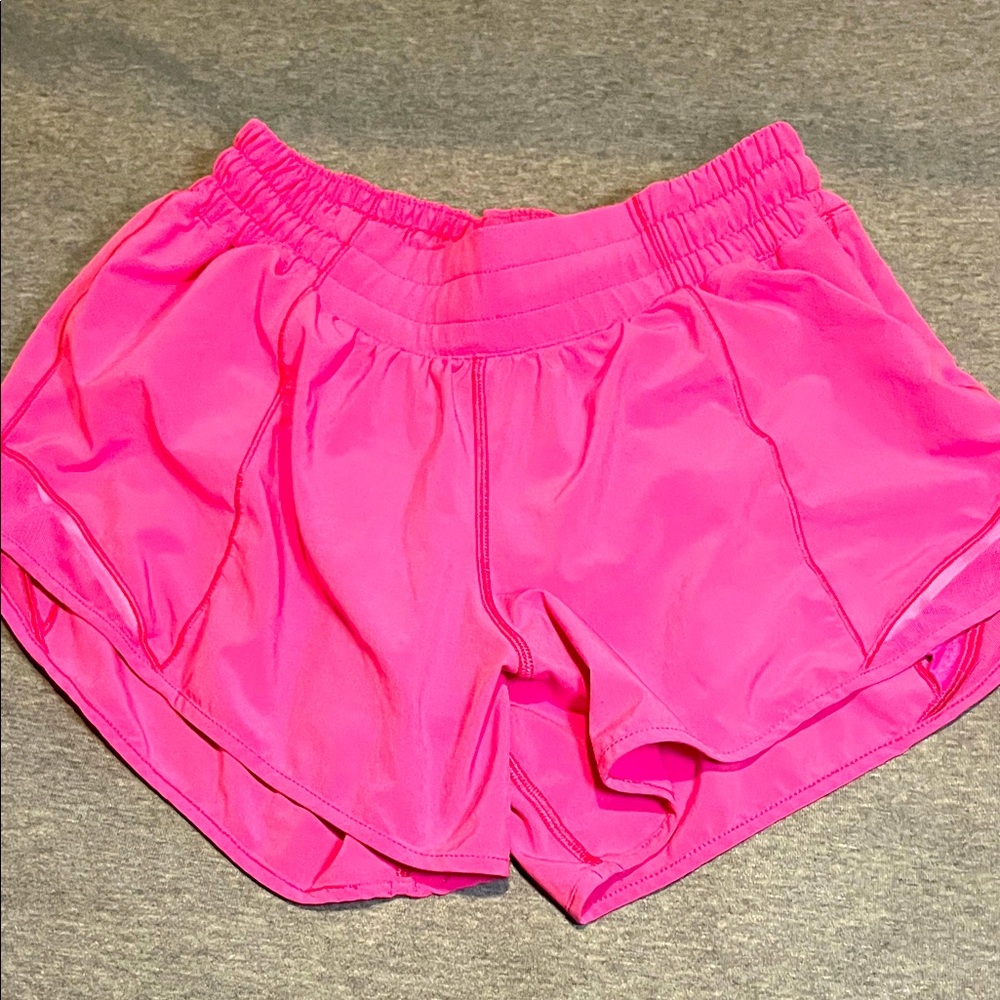 Women’s Athletic Running Shorts - Hot Pink